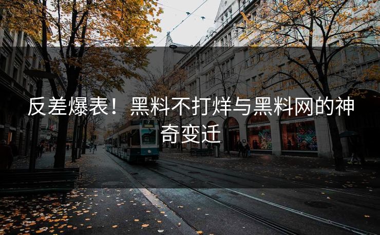 反差爆表!黑料不打烊与黑料网的神奇变迁 反差爆表!黑料不打烊与黑料网的神奇变迁
